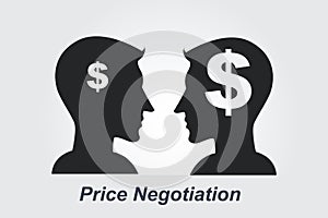 Price Negotiation concept photo