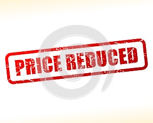 Price reduced text buffered