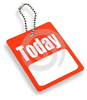 Price tag with copy space