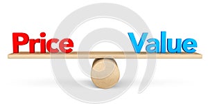 Price and Value balance concept