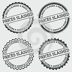 Prezzi tritato insegne francobollo su bianco 