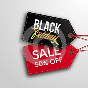 Pricetag label price discount for black friday sale offer template for clothing fashion