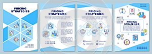Pricing strategies brochure template