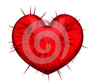 A prickly heart