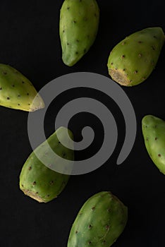 Prickly pear macro close up