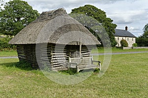 Priddy Green Thatched Sheep Hurdles