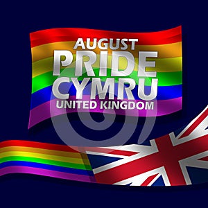 Pride Cymru on August in United Kingdom