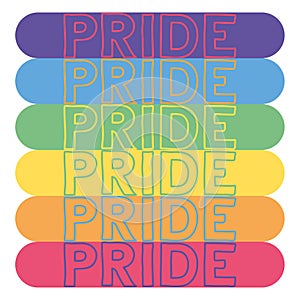 Pride sticker, great design for any purposes
