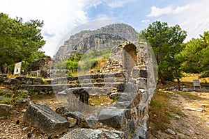 Priene, an ancient Greek city, is situated near the town of Soke, Aydin.