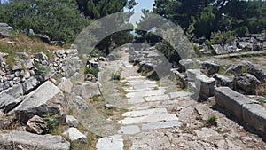 Priene Ancient Street