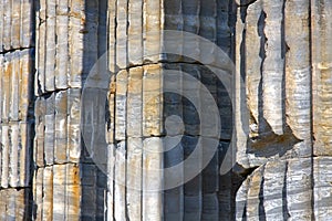 Priene detail of pillars photo