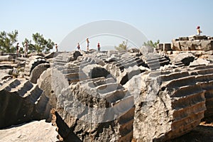 Priene ruins photo
