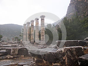 Turkey;  Priene  builded by Alexander the Great photo