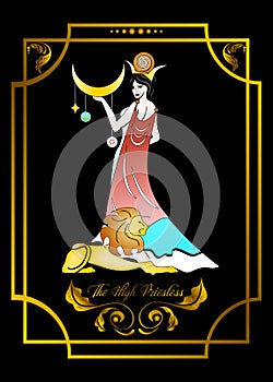 The priestess card
