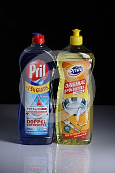 Dishwasher detergent, Pril and priva