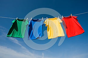 Primary Colored T-Shirts