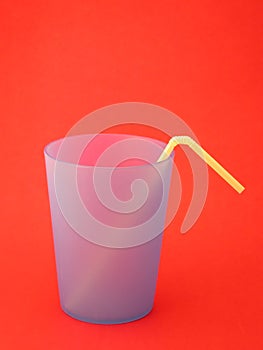 Primary Cup and Straw
