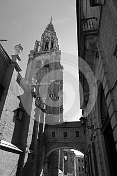 The Primatial Cathedral of Saint Mary of Toledo in Toledo, Spain photo