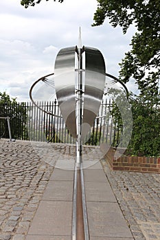 Prime meridian (Greenwich), London, UK