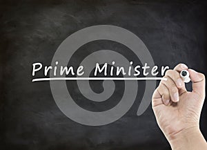 Prime Minister wording