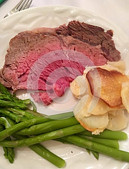 Prime Rib and Scalloped Potatoes