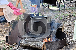 Primitive Campfire Cooking