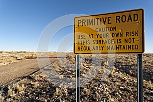 Primitive Road Sign