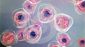 Primitive stem entity: primordial cell, formative particle, totipotent structure, nascent element, progenitive unit