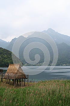 Primitive Thatched Hut.