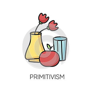 Primitivism RGB color icon