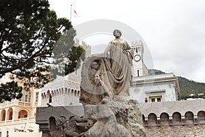 Prince Albert I statue, Monaco City