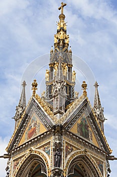 Prince Albert Memorial , decorative details, Kensington Gardens, London, United Kingdom