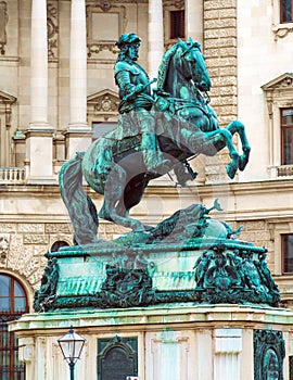 Prince Eugen of Savoy monument 1865, Vienna, Austria