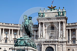 Prince Eugene Equestrian Statue Hofburg Vienna Austria