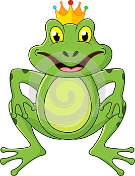 Prince frog cartoon