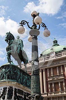 Prince Mihailo Monument at Republic Square