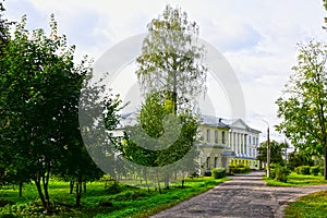 Prince Razumovsky`s Palace in Gorenki estate in Balashikha near Moscow, Russia