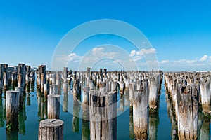 Princes Pier in Melbourne Harbour, Australia