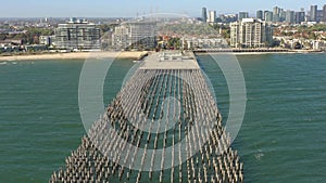 Princes Pier in Port Melbourne Australia Seen From the Air