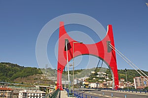 Princes of Spain Bridge or La Salve bridge, Euskadi, Bilbao. Spa photo