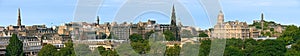 Princes Street, Edinburgh, Scotland, panorama