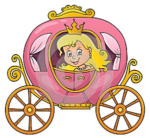 Princess in carriage theme image 1