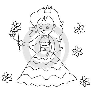 Princess coloring page