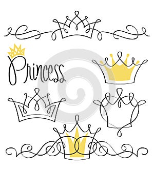 Princess Crown Set/eps