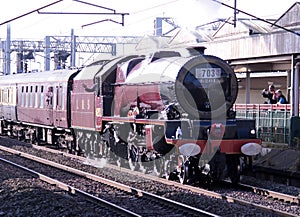 Princess Elizabeth at Carnforth, Lancashire, UK