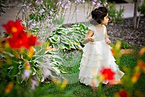 Princess in the garden