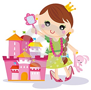 Princess with her castle