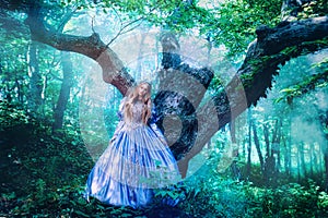 Princess in magic forest