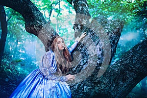 Princess in magic forest