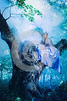 Princess in magic forest